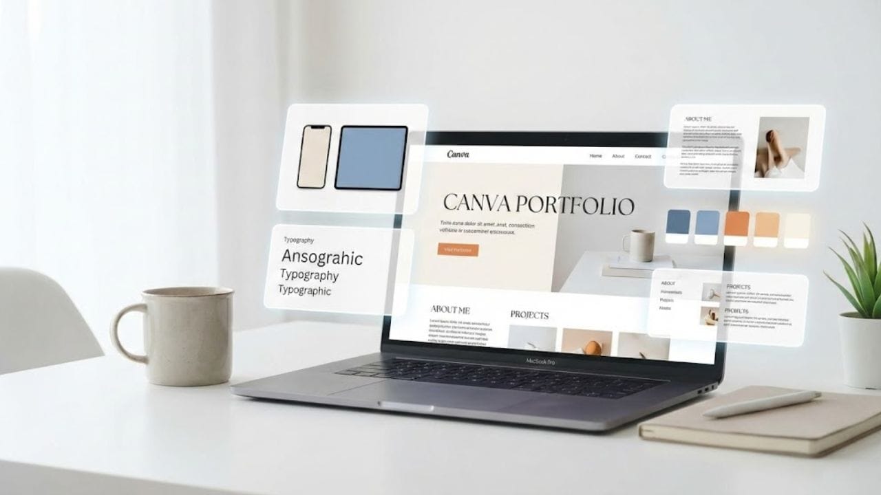 How to Make a Portfolio Using Canva Website Tools | Step-by-Step Guide